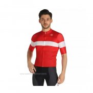 2021 Maillot Cyclisme Castelli Rouge Manches Courtes et Cuissard (5)